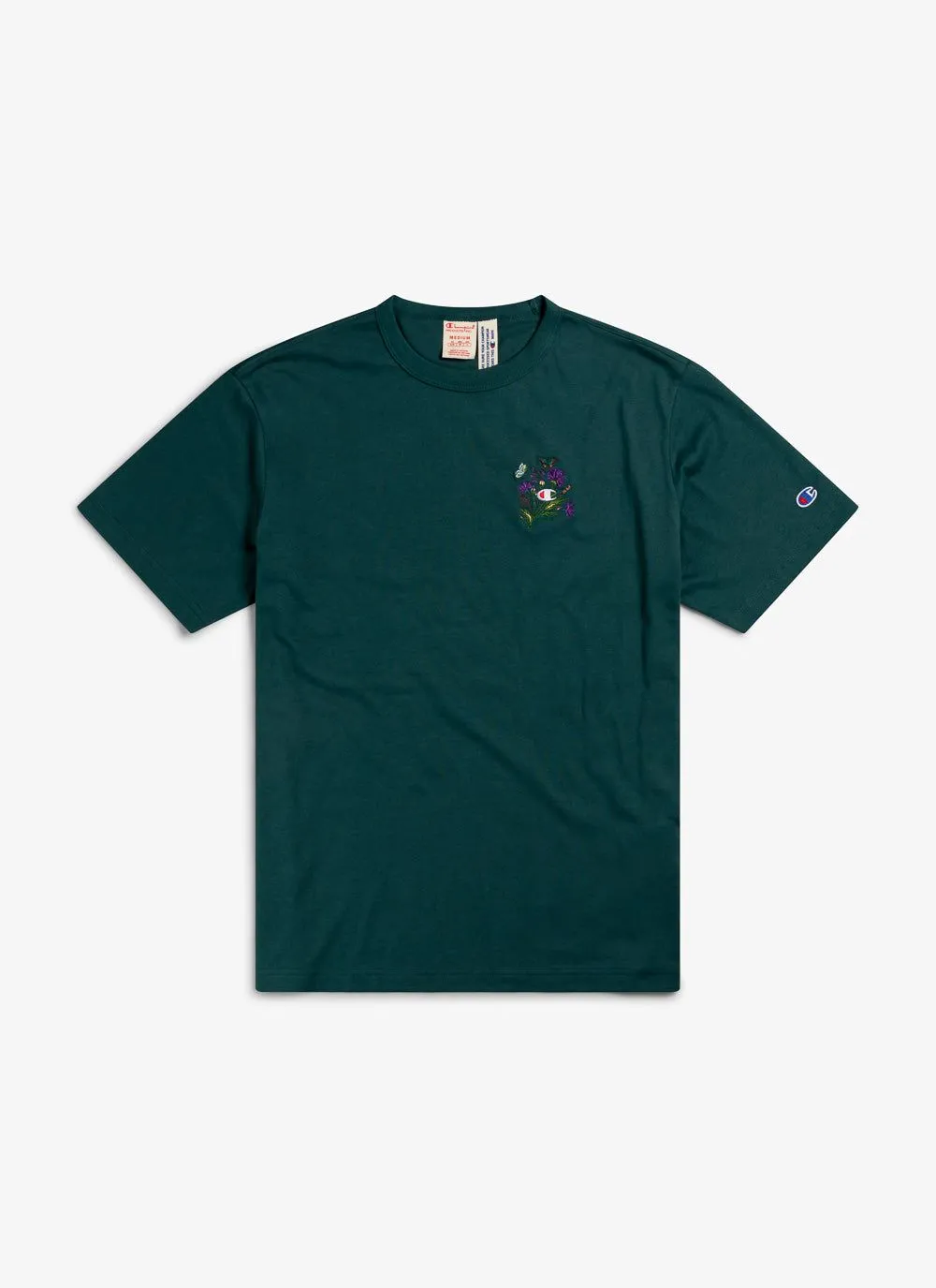 Thistle Flower T Shirt | Champion and Percival | Forest