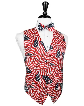 Waving Flags Tuxedo Vest