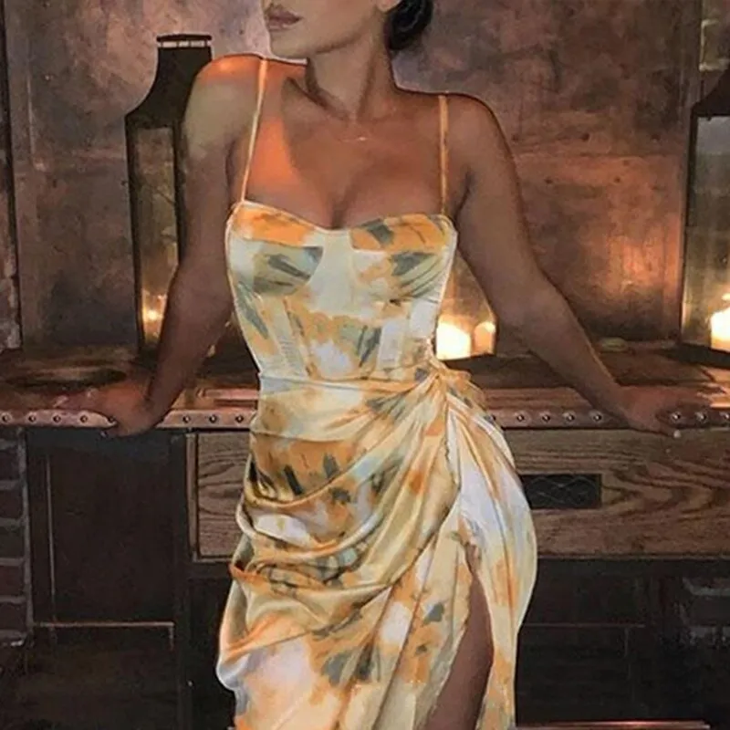 Women Strappy Backless Dress